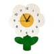 thumbnail image 3 of Lindo Reloj De Pared Flor Reloj Colgante Adorno Decorativo Creativo Silencioso Pequeño, 3 of 5