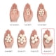 thumbnail image 4 of Pompones de fieltro Felt Balls Glaciart One, 4 cm (10 unidades), 5 colores, 4 of 6