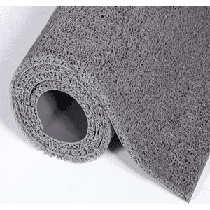 Genérico - Alfombra Limpiapies Rizada Gris 120Cm Precio Por Metro