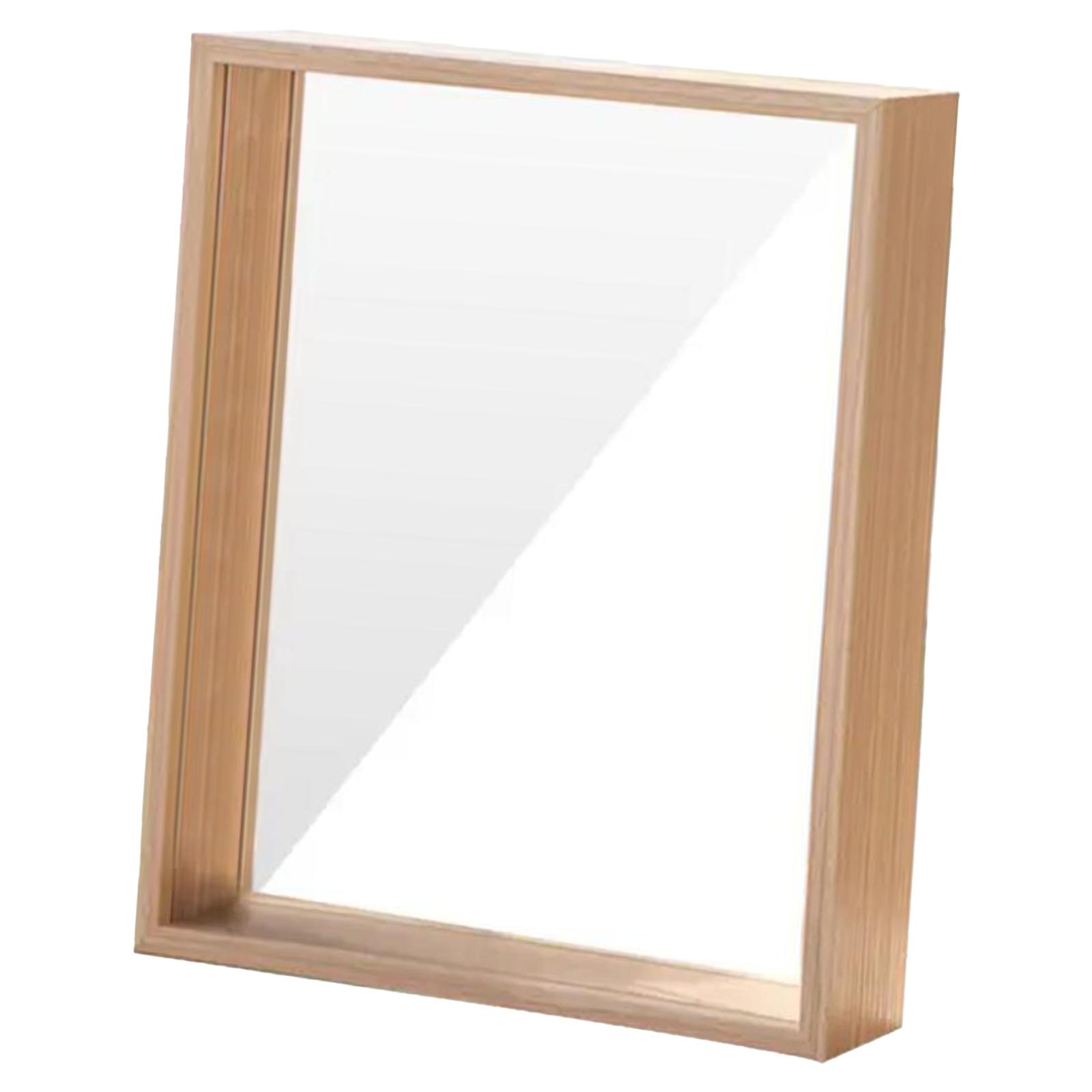 Bothyi - Marco De Caja De Sombra, Marco De Fotos Flotante Transparente Para Recuerdos De Premios De Graduación, Madera