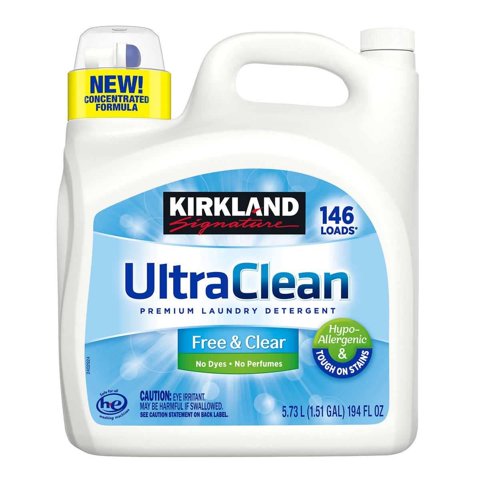 Detergente Líquido Hipoalergénico Ultra Clean Kirkland 5.73L