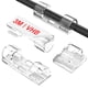 thumbnail image 1 of Clips adhesivos para cables TidyHelper Clear (40 unidades, M) para pared, 1 of 6