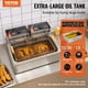 thumbnail image 3 of Freidora comercial VEVOR 3000 W eléctrica 17 L con 3 cestas, 3 of 3
