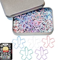 Clips De Papel Daxtril Cute Cherry Blossom, 60 Unidades, Colores Surtidos