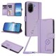 thumbnail image 1 of Funda Cartera Trébol para Xiaomi Poco C71 4G con Ranuras Tarjetas y Carga Inalámbrica Morado claro, 1 of 6