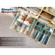 thumbnail image 3 of Organizador de ropa interior para armario, separador de cajones, 4 unidades, artículos sencillos para el hogar, color turquesa, 3 of 9