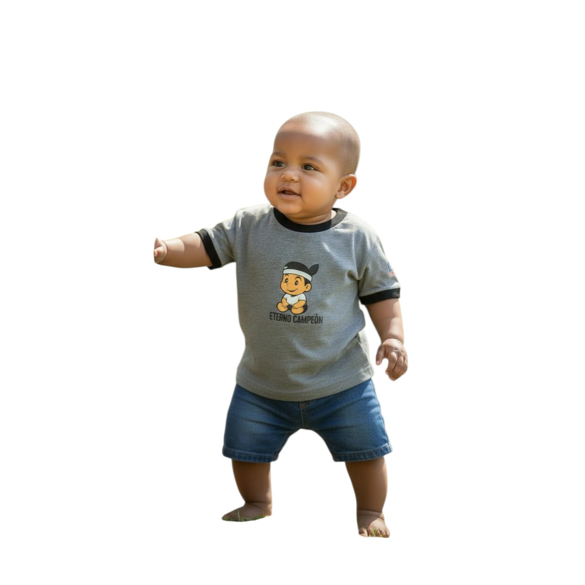 Genérico - Polera Colo Colo Bebé Gris Producto Oficial