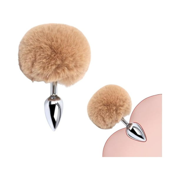 anal plug bilder Plug anal cola de zorro blanco con bala vibradora Tailz main image 0