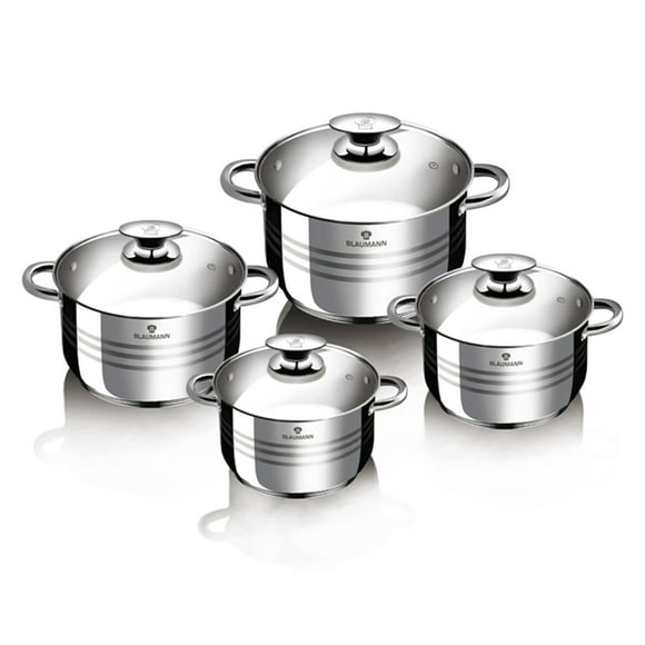 Bateria 8 pzs - Blaumann, gourmet line, acero inoxidable