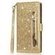 thumbnail image 3 of Funda para FOXDOCK Elegante funda Samsung Galaxy Z Fold3 5G Glitter con cremallera-Ideal para el uso diario, 3 of 5