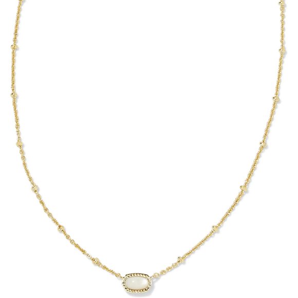 Kendra Scott Mini Elisa 14K Gold-Plated Satellite Short Pendant Necklace