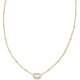 thumbnail image 1 of Kendra Scott Mini Elisa 14K Gold-Plated Satellite Short Pendant Necklace, 1 of 3