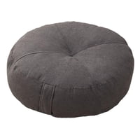Bothyi - Almohada De Suelo Redonda Premium Pequeña Para Yoga, Sofá Cama, Adultos Y Niños, Color Gris Oscuro