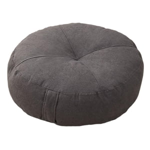 Bothyi - Almohada De Suelo Redonda Premium Pequeña Para Yoga, Sofá Cama, Adultos Y Niños, Color Gris Oscuro