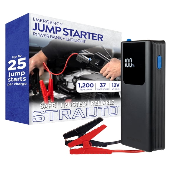 Arrancador de batería para auto STRAUTO 12V 1200A Power Bank