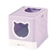 thumbnail image 3 of Caja De Arena Para Gatos Con Capucha, Orinal Para Mascotas, Caja De Arena Para Gatos, Contenedor, Caja De Arena Para Gatos Grande, Color Morado, 3 of 5