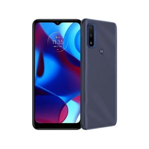Moto Motorola Celular G Pure 32Gb Rom (Desbloqueado), Color Índigo Profundo