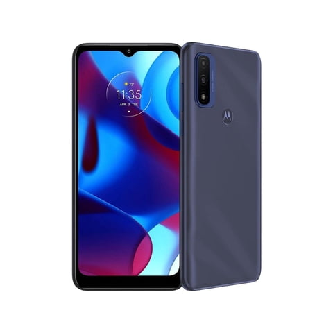 Moto Motorola Celular G Pure 32Gb Rom, Color Índigo Profundo