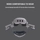 thumbnail image 4 of Auriculares VR Headset con mejora de sonido Hi-Fi, orejeras ajustables y almohadillas de espuma con memoria, ultraligeros y compatibles con los auriculares VR Meta Quest 3/3S-Blanco, 4 of 9