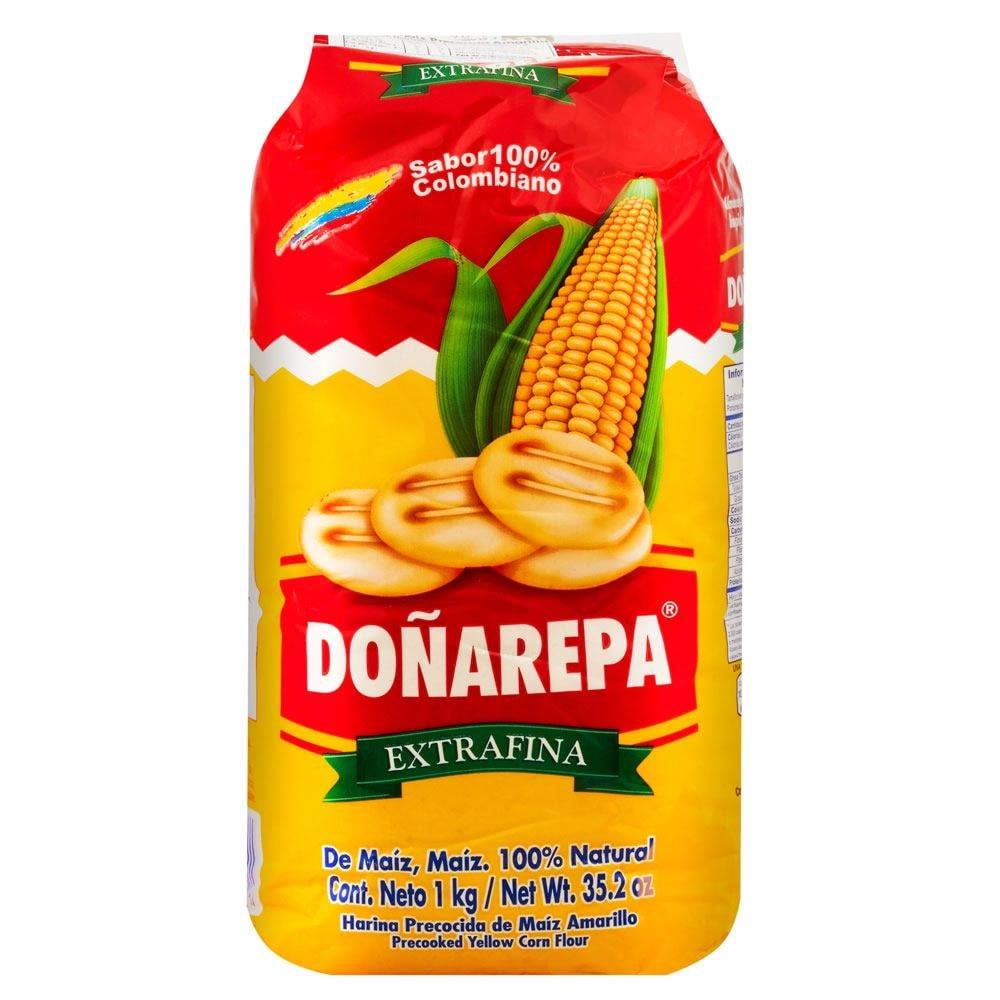 Harina De Maíz Bolsa 1 kg Doñarepa