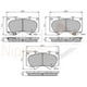 thumbnail image 2 of Pastillas Freno para auto Toyota 4Runner 2010-2023 Delantero, 2 of 3