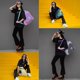 thumbnail image 2 of Bolso para patines HEXIFUL violeta-rosa menta impermeable grande, 2 of 7