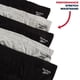 thumbnail image 5 of Calzoncillos Reebok de talle bajo para hombre, 5 unidades, algodón suave, negro/gris, 5 of 7