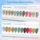 thumbnail image 2 of Set de esmaltes de uñas en gel con purpurina ROSALIND Stellar Shiny Effect, 2 of 9