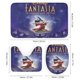 thumbnail image 3 of Fantasía-theme 4-Piece Shower Curtain Set with Rugs, Waterproof Bathroom Decor Set Includes Bath Mat, U-Shaped Rug, Toilet Lid Cover and Curtain with Hooks, 3 of 6