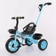 thumbnail image 3 of Triciclo Coche Infantil Con Toldo 5 en 1 Con Mango Direccional Celeste, 3 of 4