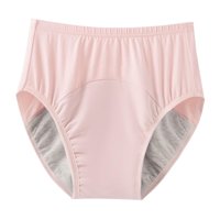 Ioensy - Pañal Para Adultos, Ropa Interior Para Incontinencia, Calzoncillos De Algodón Para Personas Mayores, Color Rosa, Talla L
