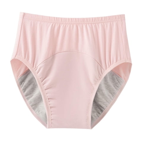 Ioensy - Pañal Para Adultos, Ropa Interior Para Incontinencia, Calzoncillos De Algodón Para Personas Mayores, Color Rosa, Talla L
