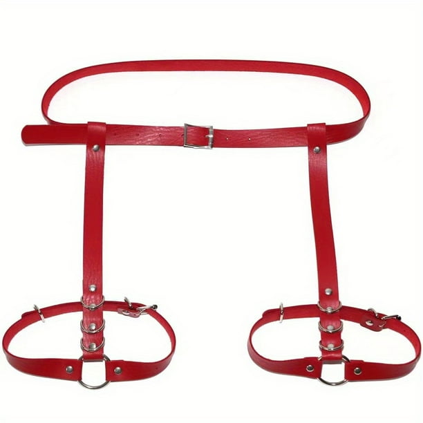 1pc Exaggerated BDSM Hot Girl Body Chain and Leg Ring Set for Bondage and Decoration