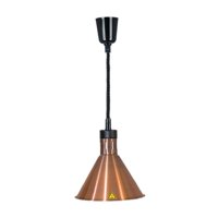 Magideal - Lámpara Para Calentar Bufés, Lámpara Para Calentar Bufés E27 De 275 W, Lámpara Para Calentar Alimentos Para Bufés, Cafeterías, Restaurantes Y Catering Bronce