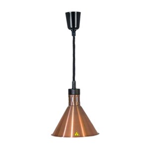 Magideal - Lámpara Para Calentar Bufés, Lámpara Para Calentar Bufés E27 De 275 W, Lámpara Para Calentar Alimentos Para Bufés, Cafeterías, Restaurantes Y Catering Bronce