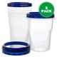 thumbnail image 2 of Recipiente de almacenamiento de alimentos PLASTICPRO 950 ml (paquete de 6) con tapas, 2 of 7