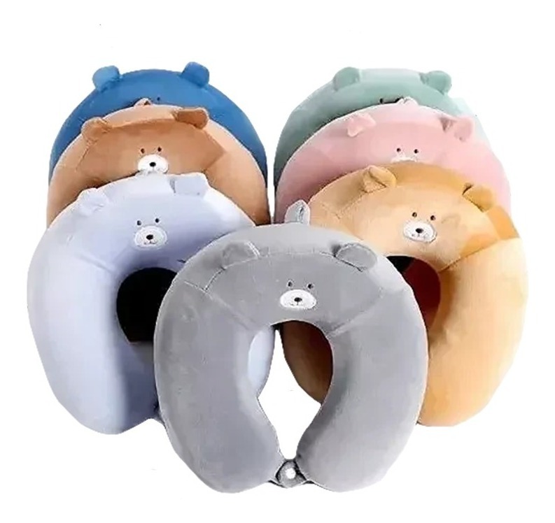 Genérico - Almohada Cojin Cervical Cuello Oso Viaje Auto Avion