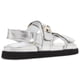 thumbnail image 4 of Sandalia Steve Madden Mona de piel plateada para mujer, talla 6.5US, 4 of 7