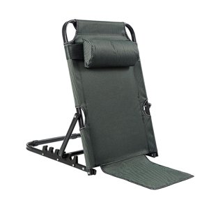 Bothyi - Respaldo De Cama De Elevación Plegable Para Adultos Ángulo Ajustable Respaldo Acero Grande 7 Engranajes Textura Verde