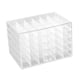 thumbnail image 4 of Vitrina Para Puntas De Uñas, Cajón Transparente, Caja De Almacenamiento Vacía Para Pendientes, Anillos Y Collares, Transparente, 4 of 5