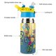 thumbnail image 3 of Rocket Power Botella de Agua con Tapa Pop Top de Un Toque, Acero Inoxidable, a Prueba de Fugas, para Deportes, Botella Infantil azul 12 oz, 3 of 6