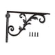 thumbnail image 4 of Soporte De Estante Decorativo De Diseño Antiguo, Soporte De Esquina Negro, Soporte De Hierro Fundido, Estilo C, 4 of 5