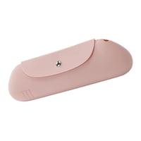 Magideal - Bolsa De Maquillaje De Silicona, Organizador De Viaje Para Brochas De Maquillaje, Impermeable, Para Cosméticos Rosa