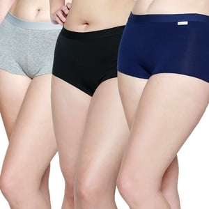 Pack 3 X Calzon Pantaleta Algodon P314.011-Azu Kayser