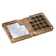thumbnail image 4 of Bandeja De Paleta De Madera Caja De Pintura De Madera, Contenedor De Pintura Estuche De Pintura De Viaje Mezcla De 15 Rejillas, 4 of 5