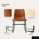 thumbnail image 5 of Silla Comedor Cuero Metal Industrial Vintage Cocina Burgos Caramelo, 5 of 8