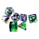 thumbnail image 3 of 7 Piezas De Dados Acrílicos D4-d20 Juego De Dados Poliédricos Para Juegos De Mesa Juegos De Cartas Azul Verde, 3 of 3