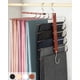 thumbnail image 1 of Perchas para pantalones MORALVE, paquete de 4, madera de haya, giro de 360°, 1 of 7