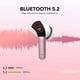 thumbnail image 2 of VEATOOL X15 Auriculares Inalámbricos Bluetooth 5.3, Auriculares Estéreo Hi-Fi de Graves Profundos con 72H de Reproducción, Micrófono con Cancelación de Ruido, 2 of 6
