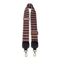 Gino Rodinis - Correa Strap Color Palo De Rosa/Negro Diseño 2181